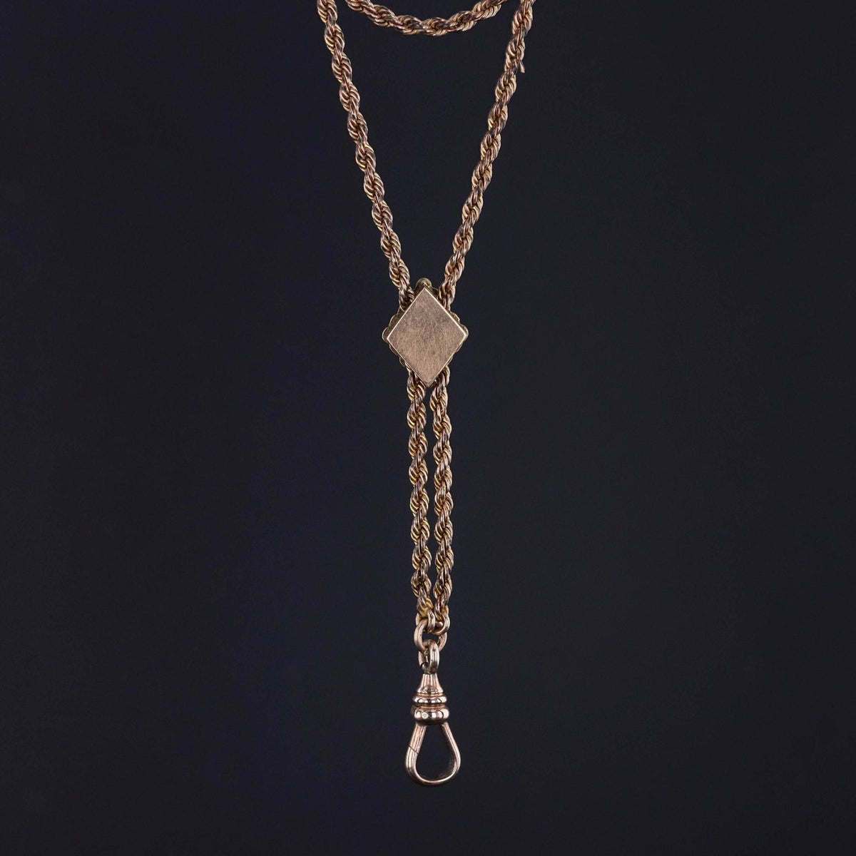 Antique Lorgnette Slide Chain - Trademark Antiques