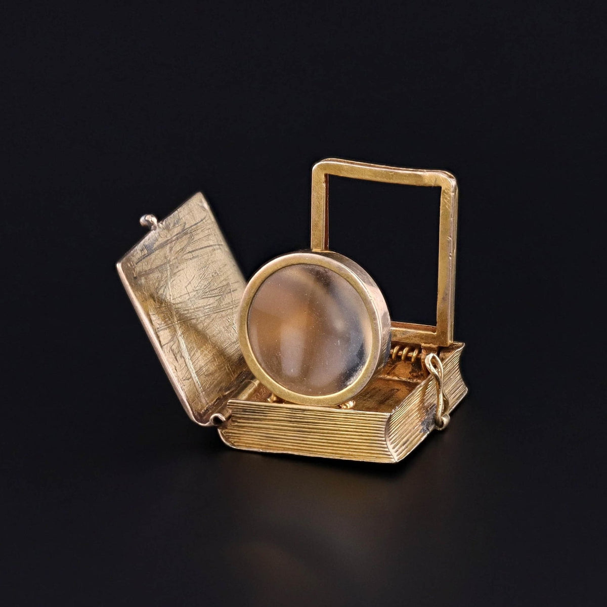 Antique Magnifying Lens Charm of 15ct Gold - Trademark Antiques