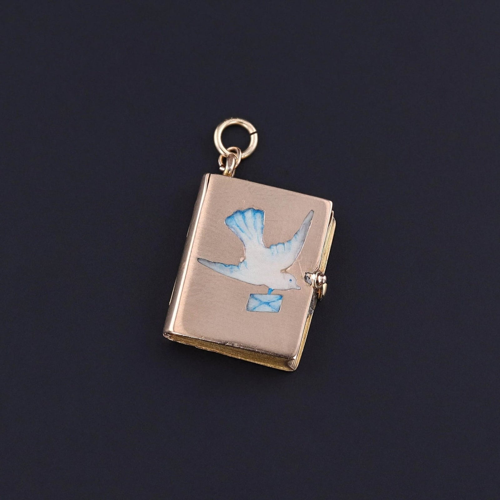 Antique Magnifying Lens Charm of 15ct Gold - Trademark Antiques
