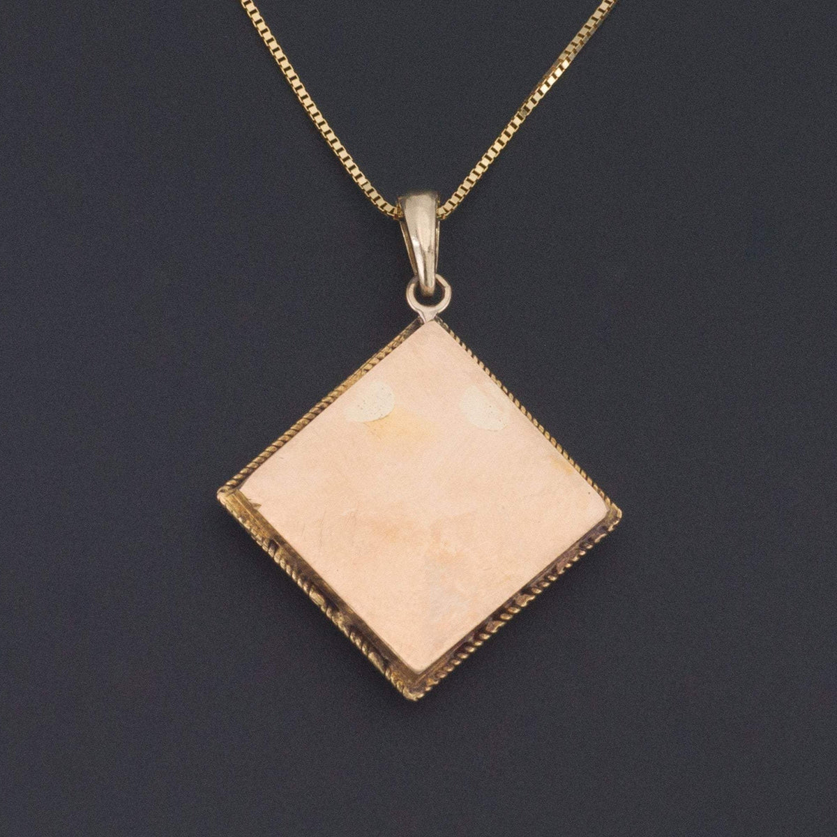 Antique Micromosaic Pendant | Antique Pin Conversion - Trademark Antiques