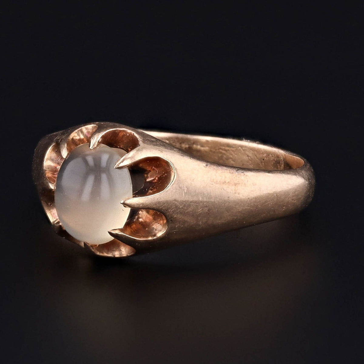 Antique Moonstone Ring of 10k Gold - Trademark Antiques