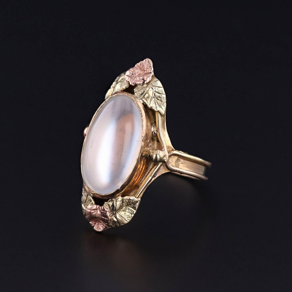 Antique Moonstone Ring of 14k Gold - Trademark Antiques