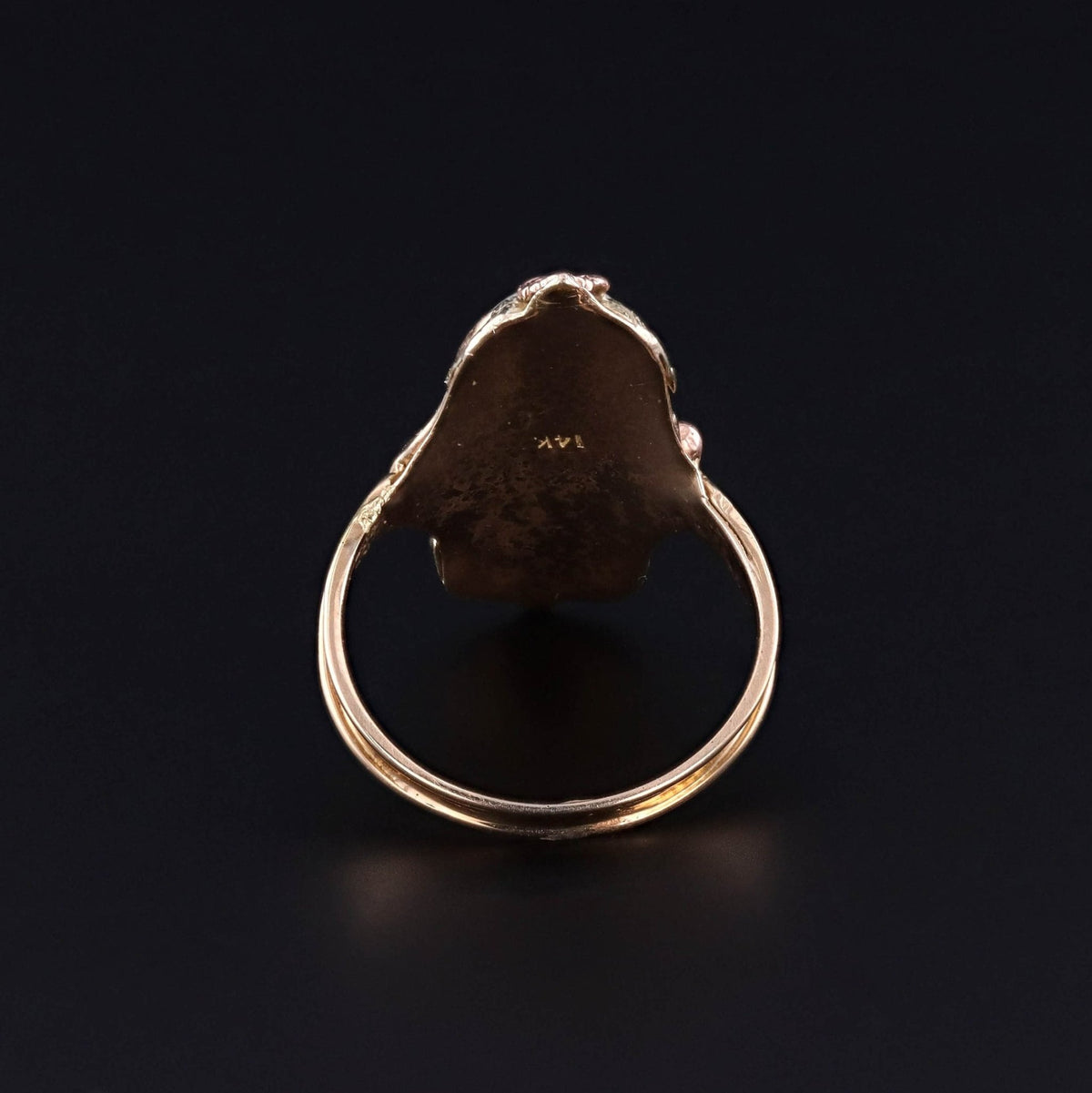 Antique Moonstone Ring of 14k Gold - Trademark Antiques