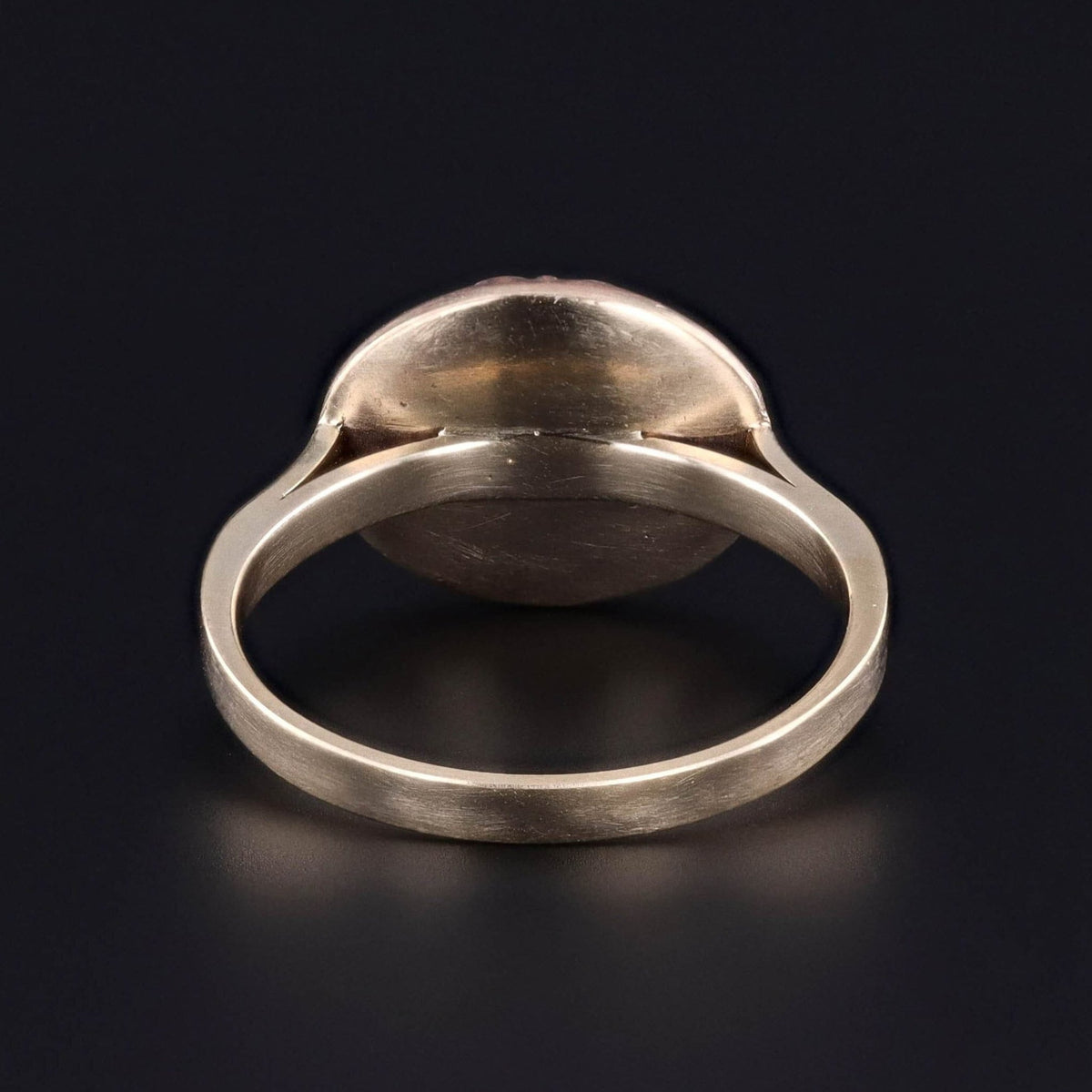 Antique Moss Agate Conversion Ring of 14k Gold - Trademark Antiques
