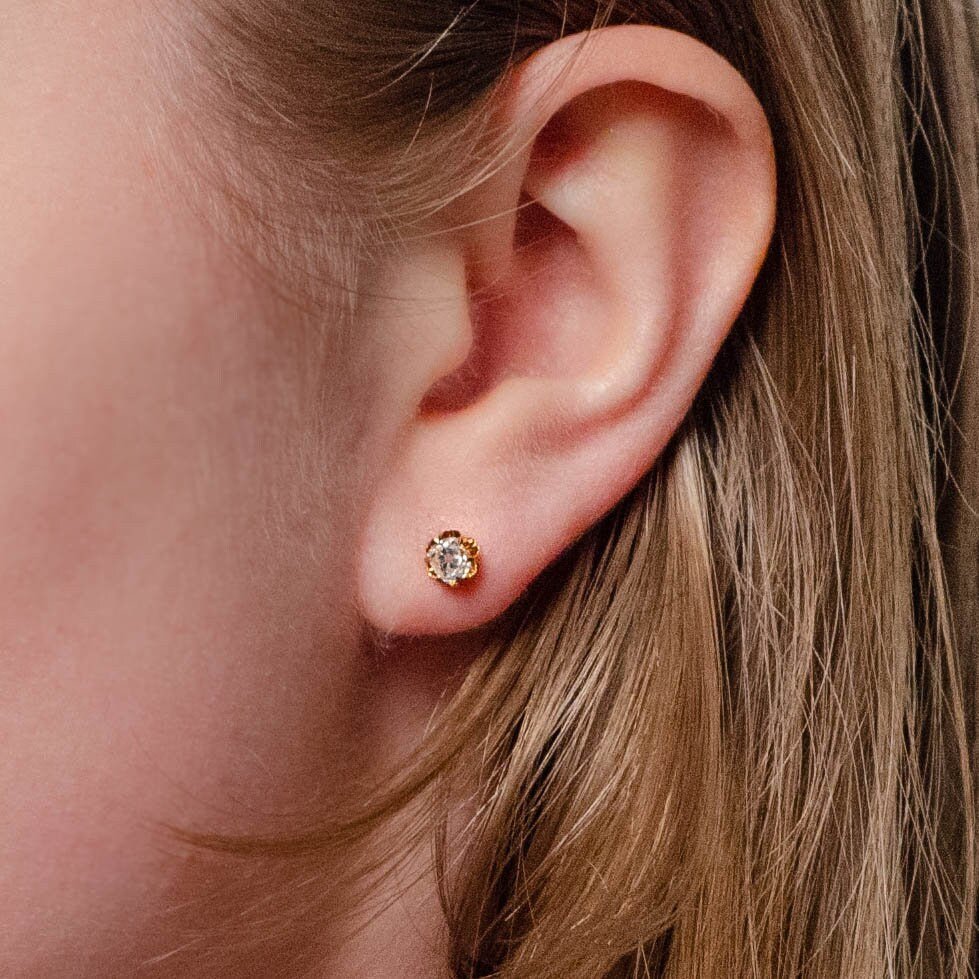 Antique Old Mine Cut Diamond Conversion Earrings - Trademark Antiques
