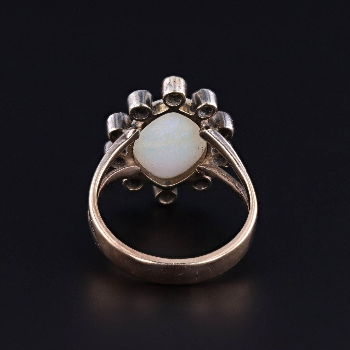 Antique Opal and Diamond Ring - Trademark Antiques