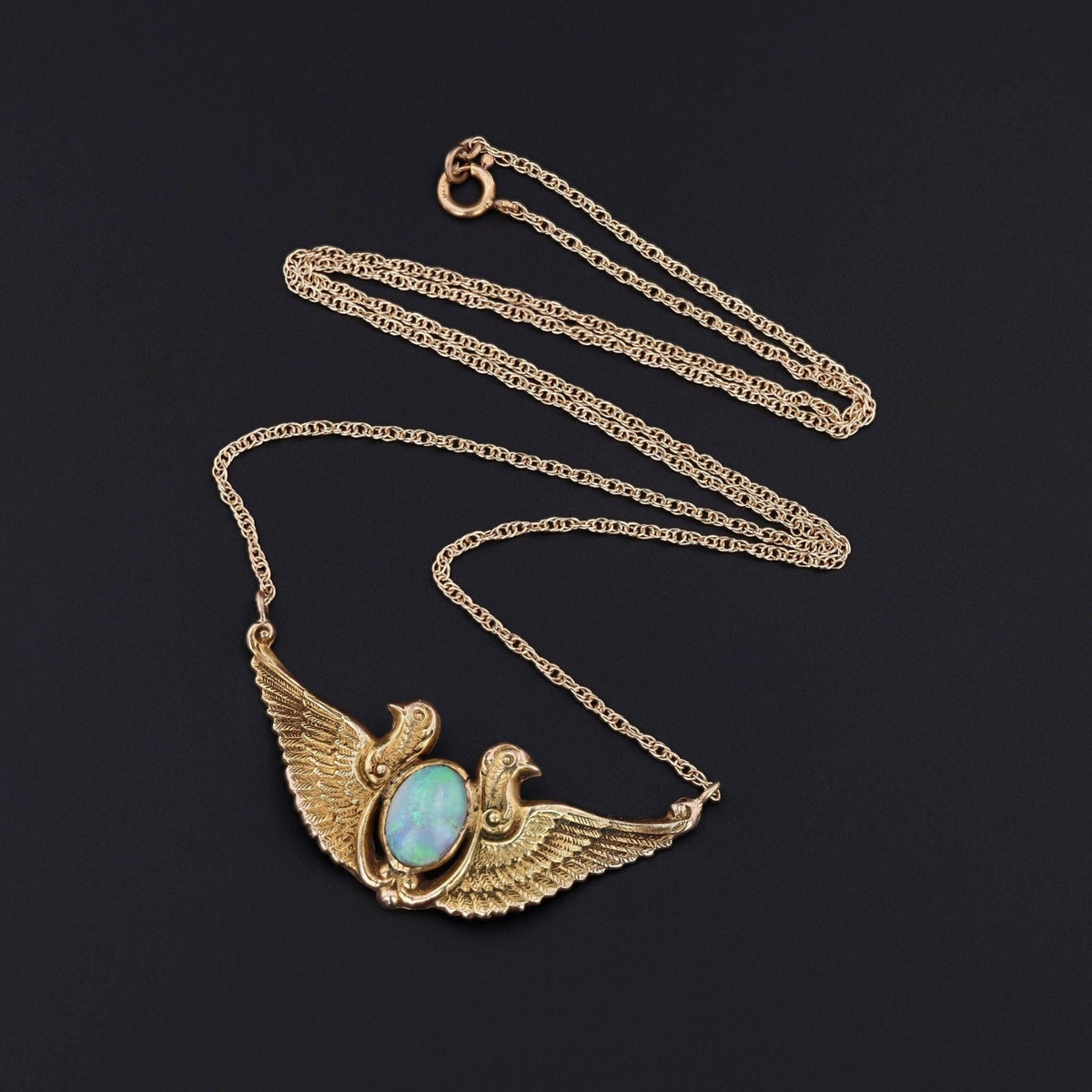 Antique Opal Conversion Necklace - Trademark Antiques