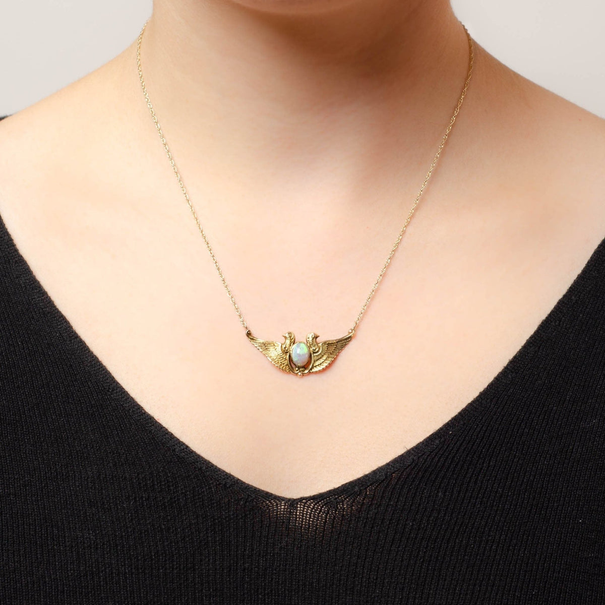 Antique Opal Conversion Necklace - Trademark Antiques