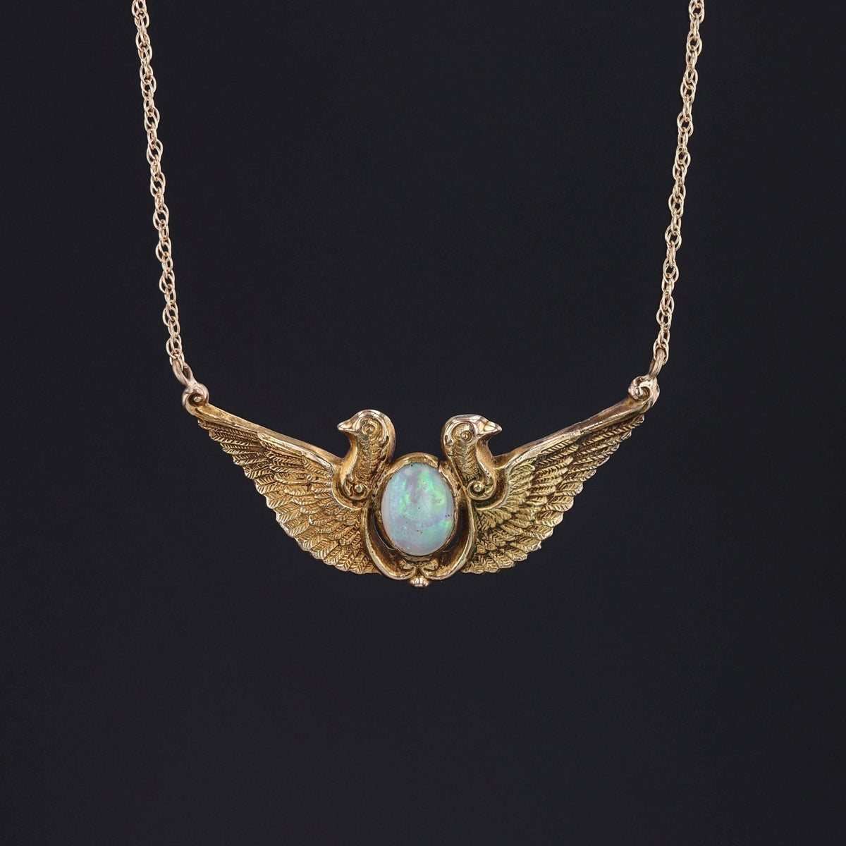Antique Opal Conversion Necklace - Trademark Antiques