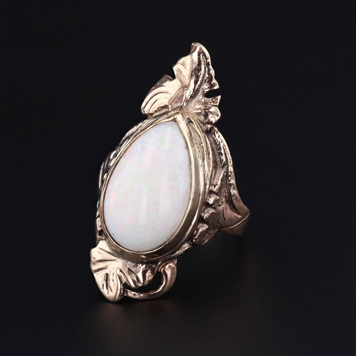 Antique Opal Ring | 10k Gold Opal Ring - Trademark Antiques
