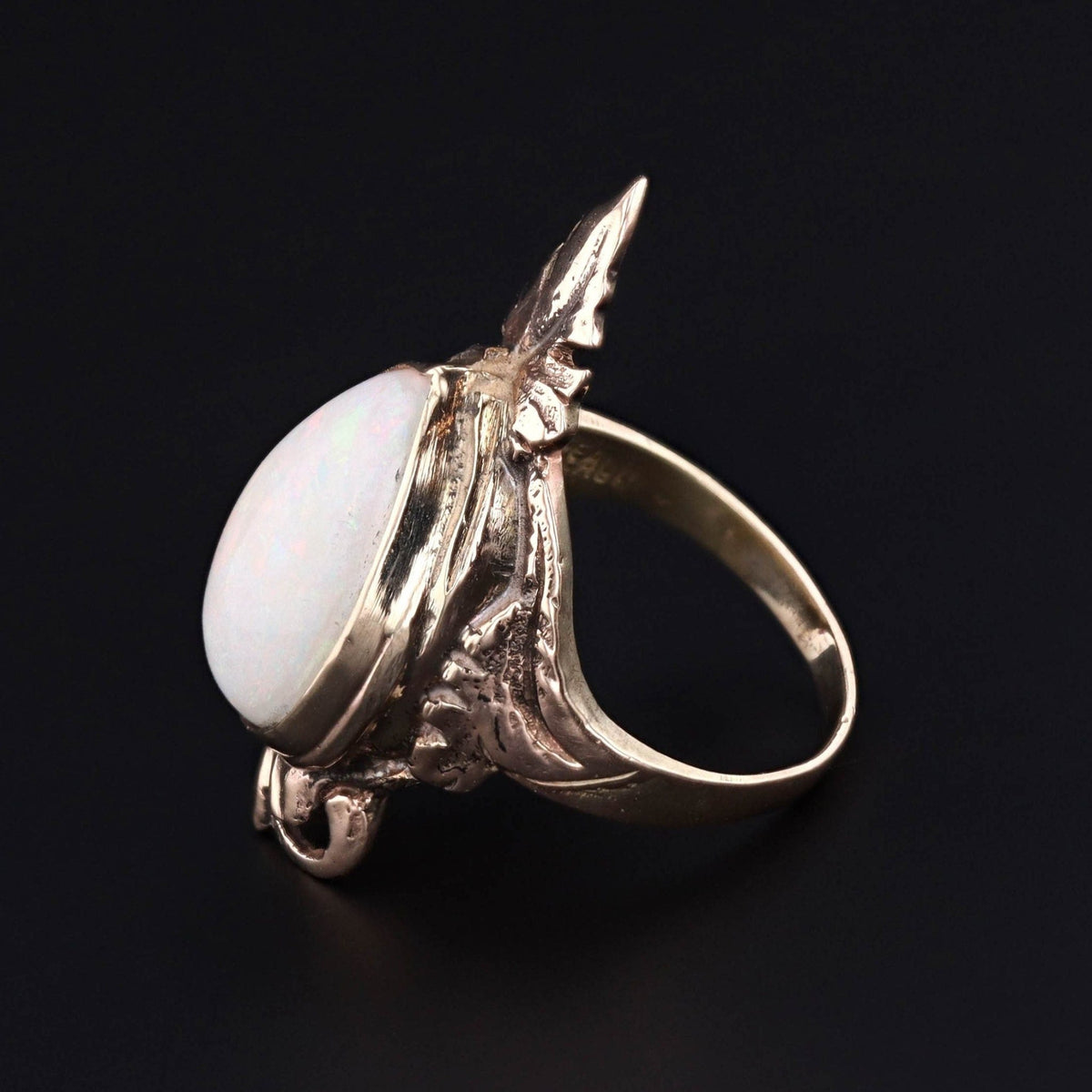 Antique Opal Ring | 10k Gold Opal Ring - Trademark Antiques