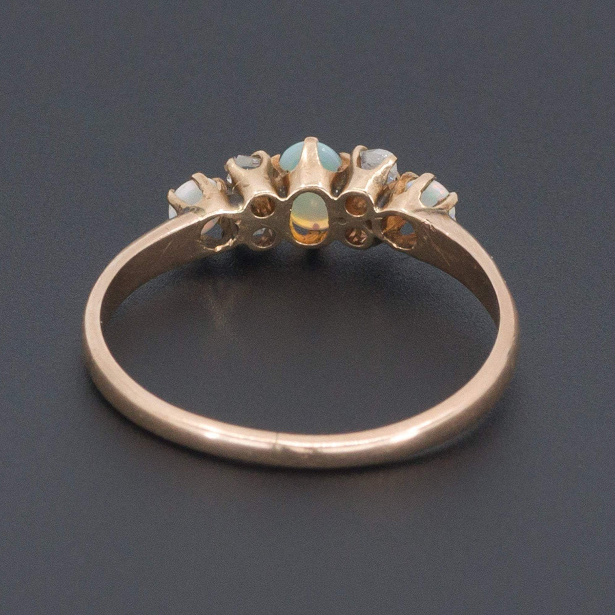 Antique Opal Ring | 14k Gold Opal Ring - Trademark Antiques
