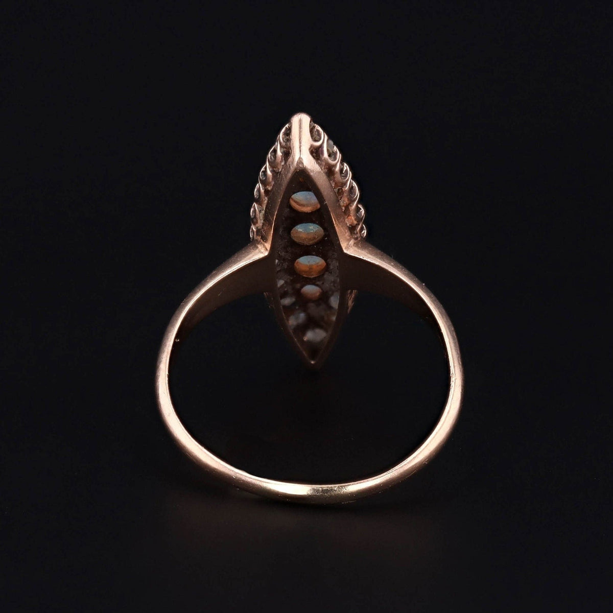 Antique Opal Ring | Navettte Ring - Trademark Antiques