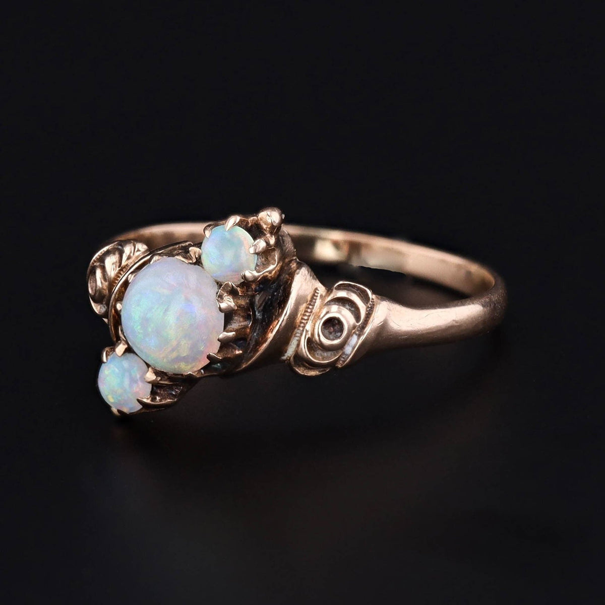 Antique Opal Ring of 10k Gold - Trademark Antiques