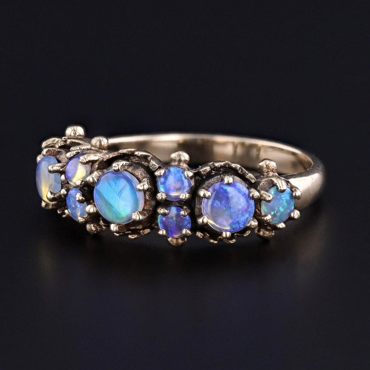 Antique Opal Ring of 10k Gold - Trademark Antiques