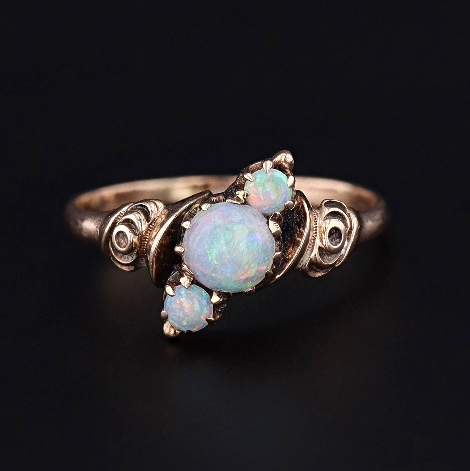 Antique Opal Ring of 10k Gold - Trademark Antiques