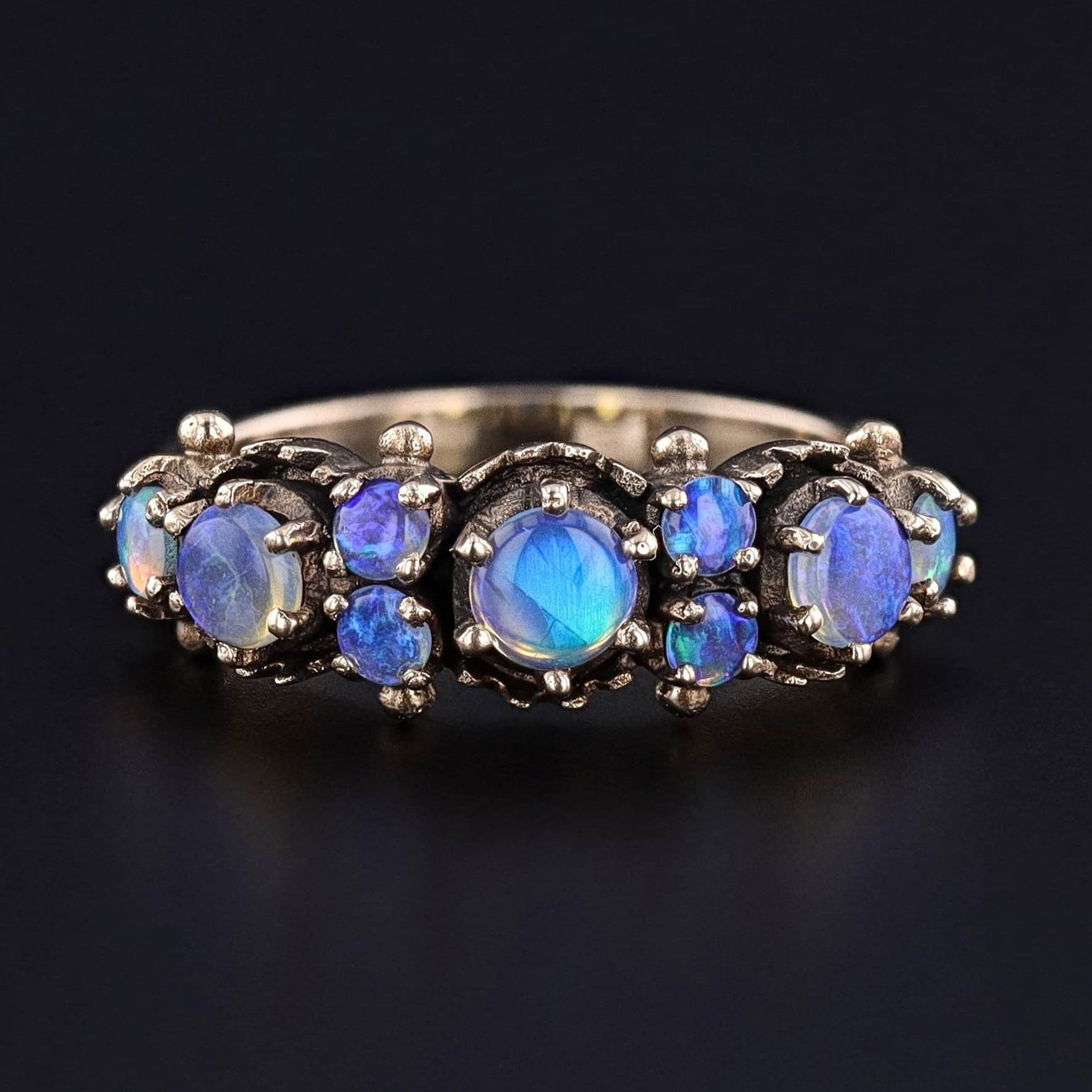 Antique Opal Ring of 10k Gold - Trademark Antiques