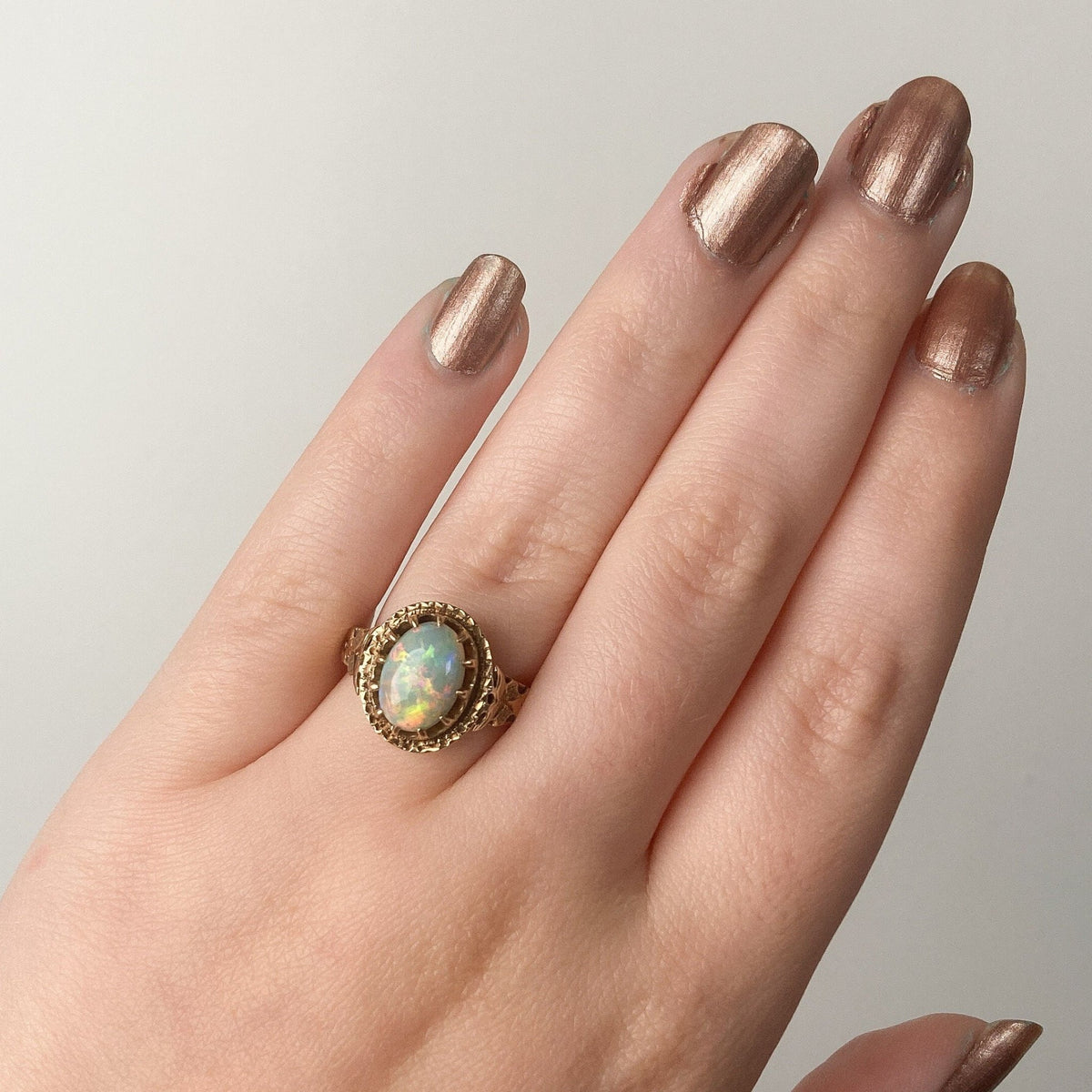 Antique Opal Ring of 14k Gold - Trademark Antiques