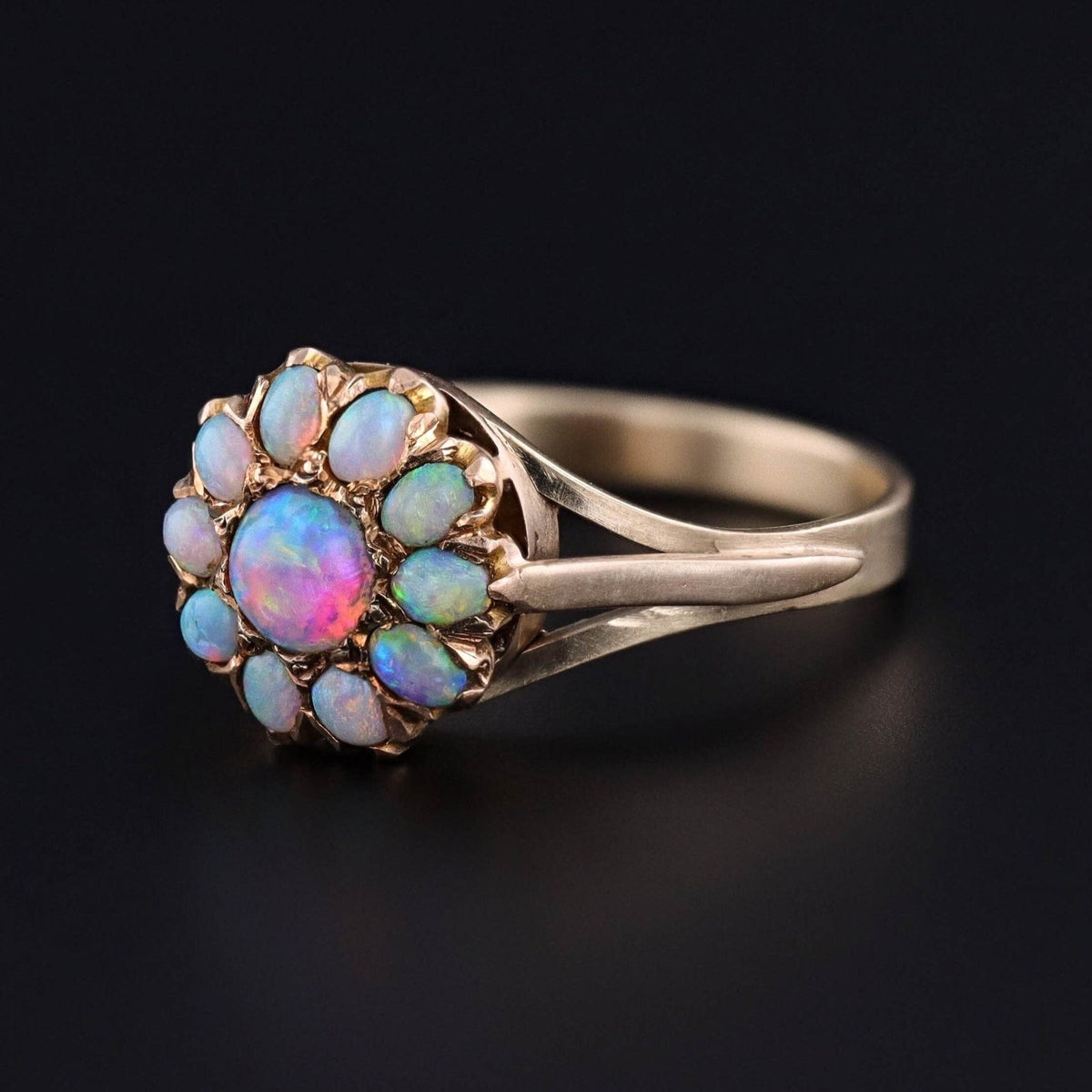 Antique Opal Ring of 14k Gold - Trademark Antiques