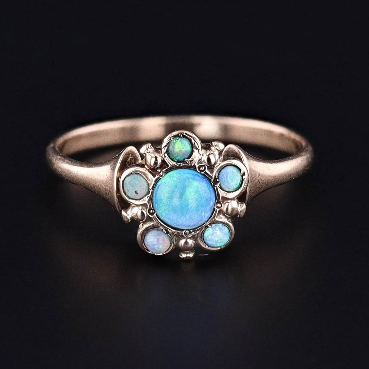 Antique Opal Ring of 9ct Gold - Trademark Antiques