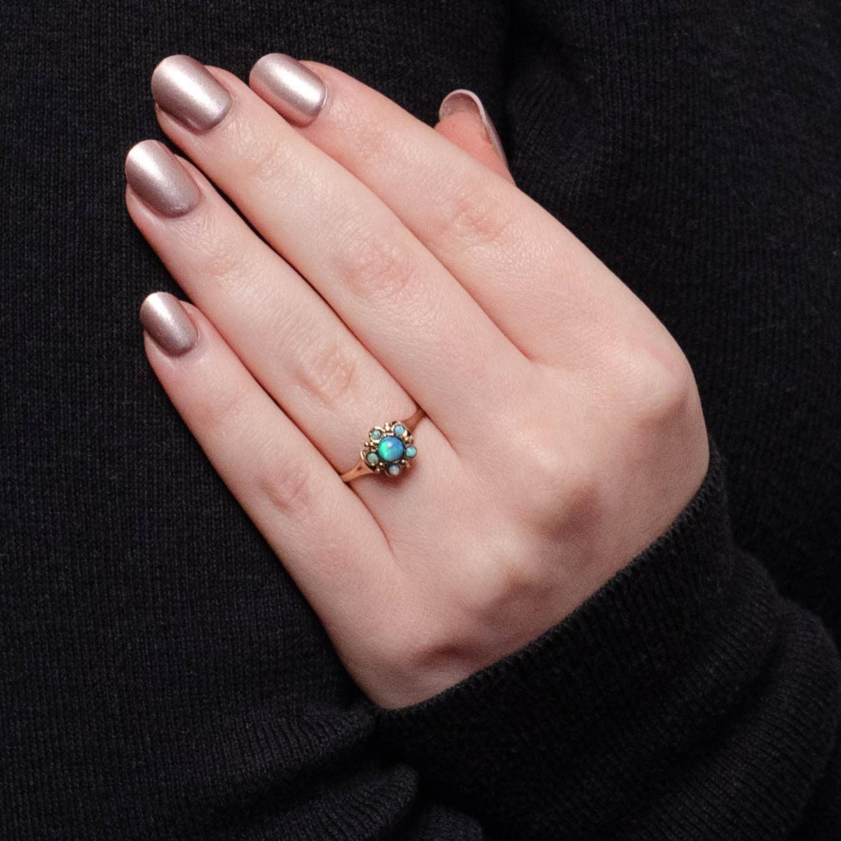 Antique Opal Ring of 9ct Gold - Trademark Antiques