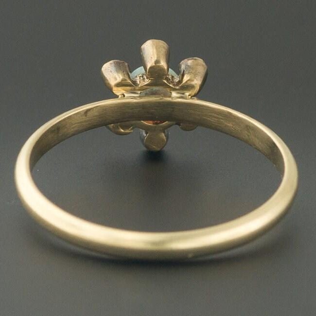 Antique Opal Ring | Opal Halo Ring - Trademark Antiques