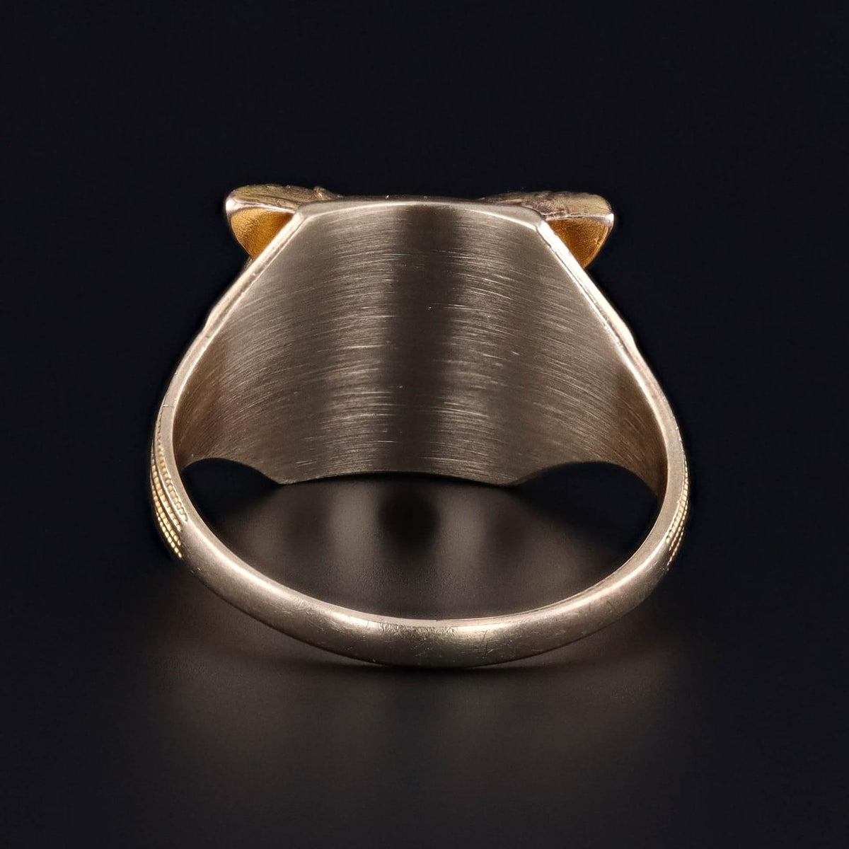 Antique Owl Conversion Ring of 10k Gold - Trademark Antiques