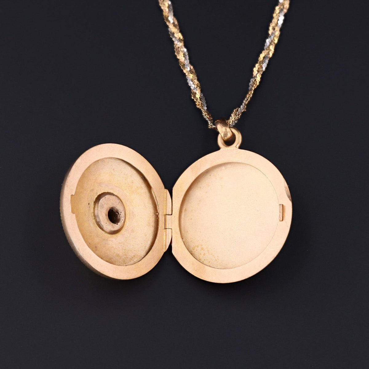 Antique Owl Locket | Antique Gold Locket - Trademark Antiques