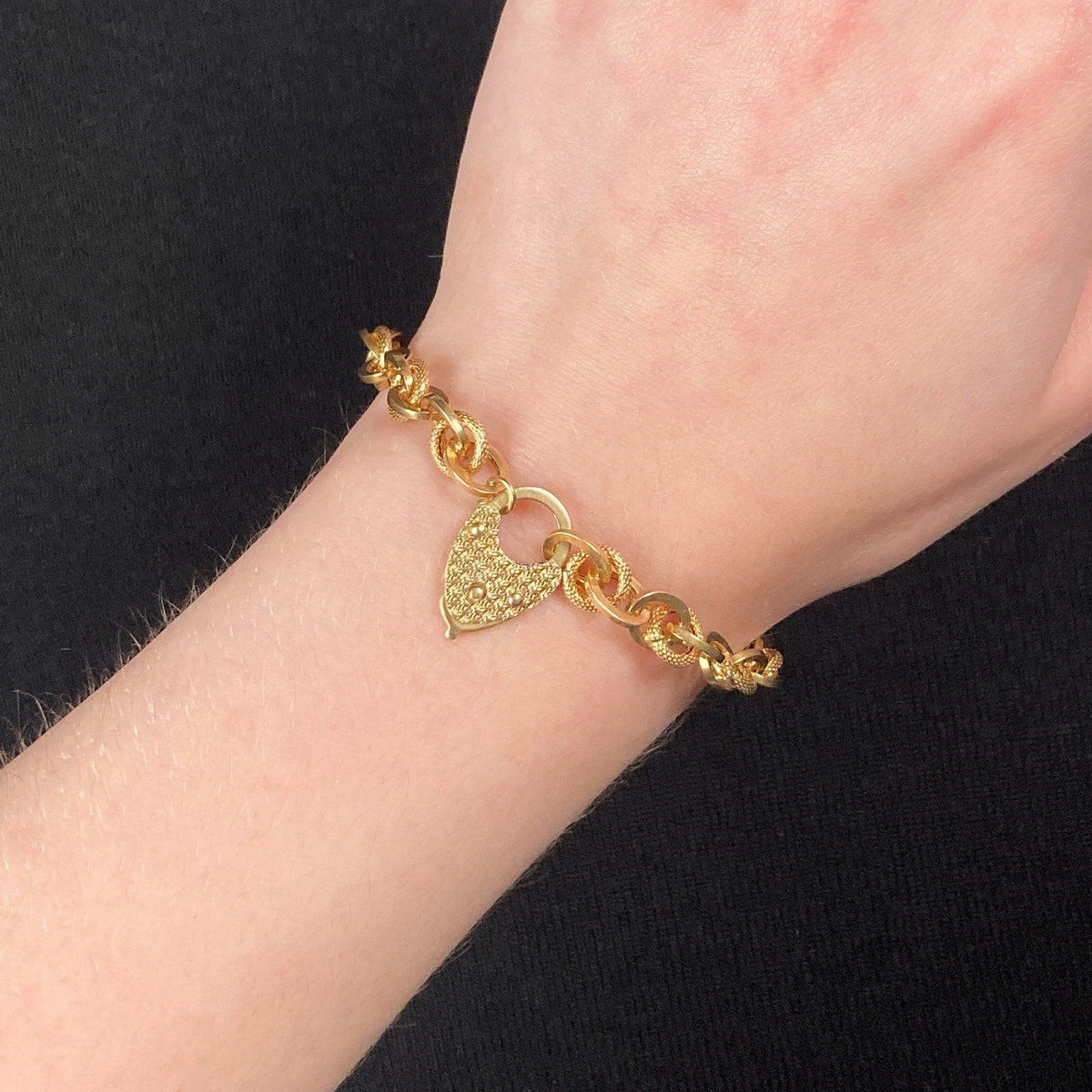 Antique Padlock Bracelet - Trademark Antiques