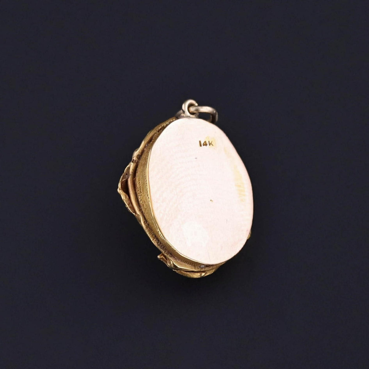 Antique Pearl Charm of 14k Gold - Trademark Antiques