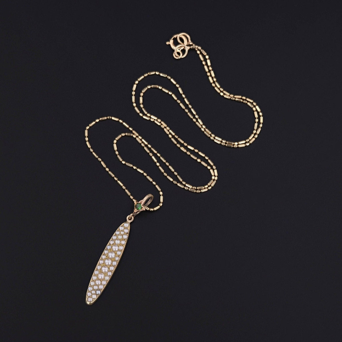 Antique Pearl Conversion Pendant of 14k Gold - Trademark Antiques