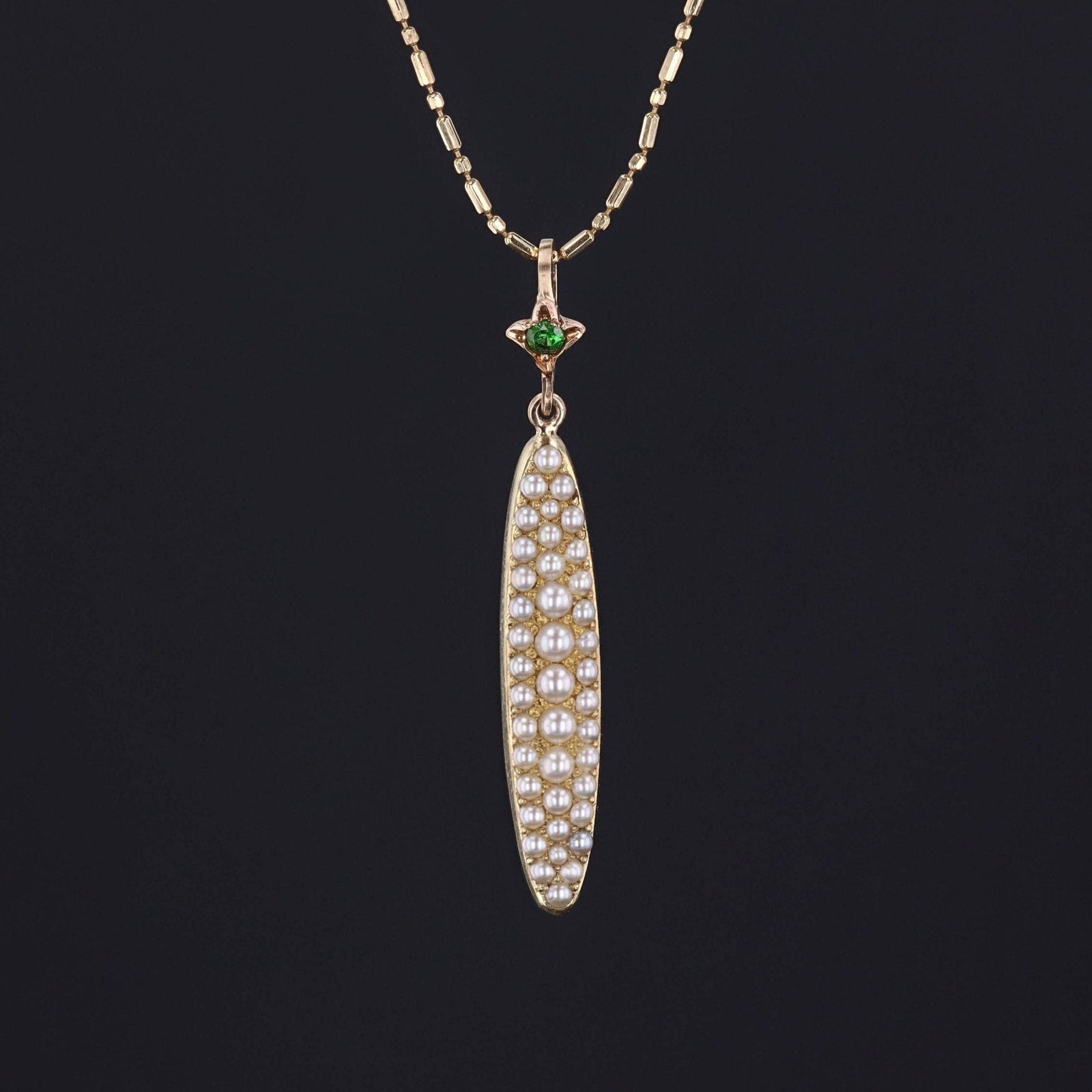 Antique Pearl Conversion Pendant of 14k Gold - Trademark Antiques