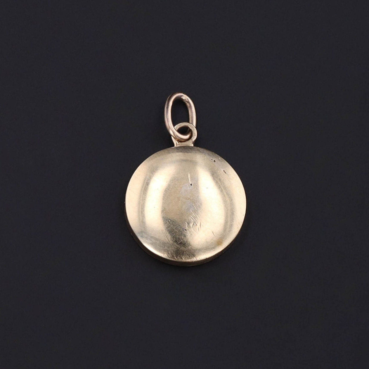 Antique Pietra Dura Conversion Charm of 14k Gold - Trademark Antiques