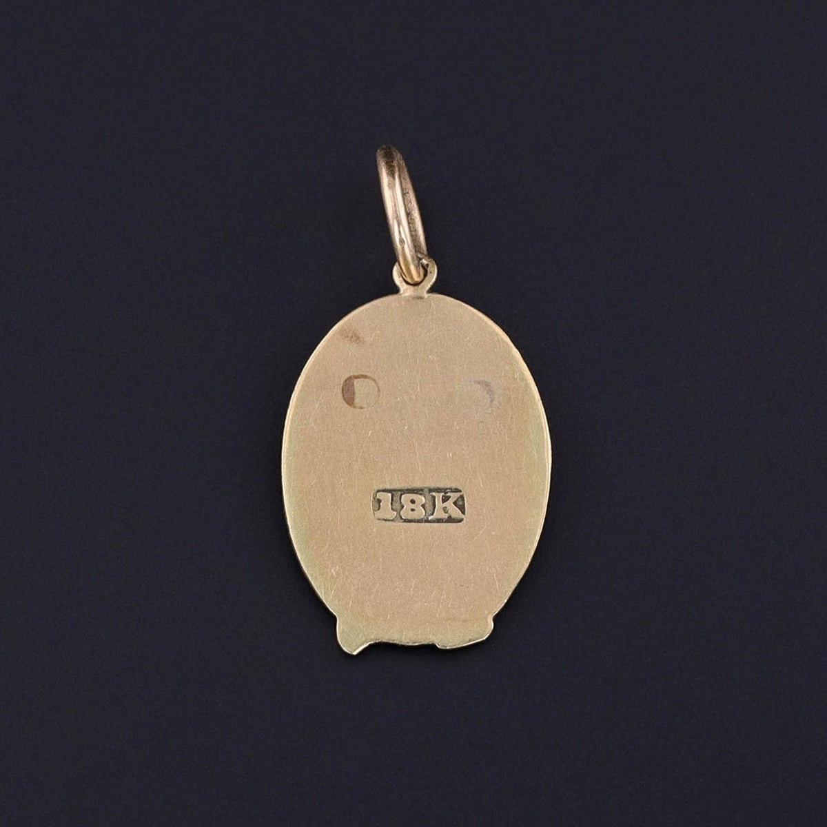 Antique Poodle Dog Charm of 18k Gold - Trademark Antiques