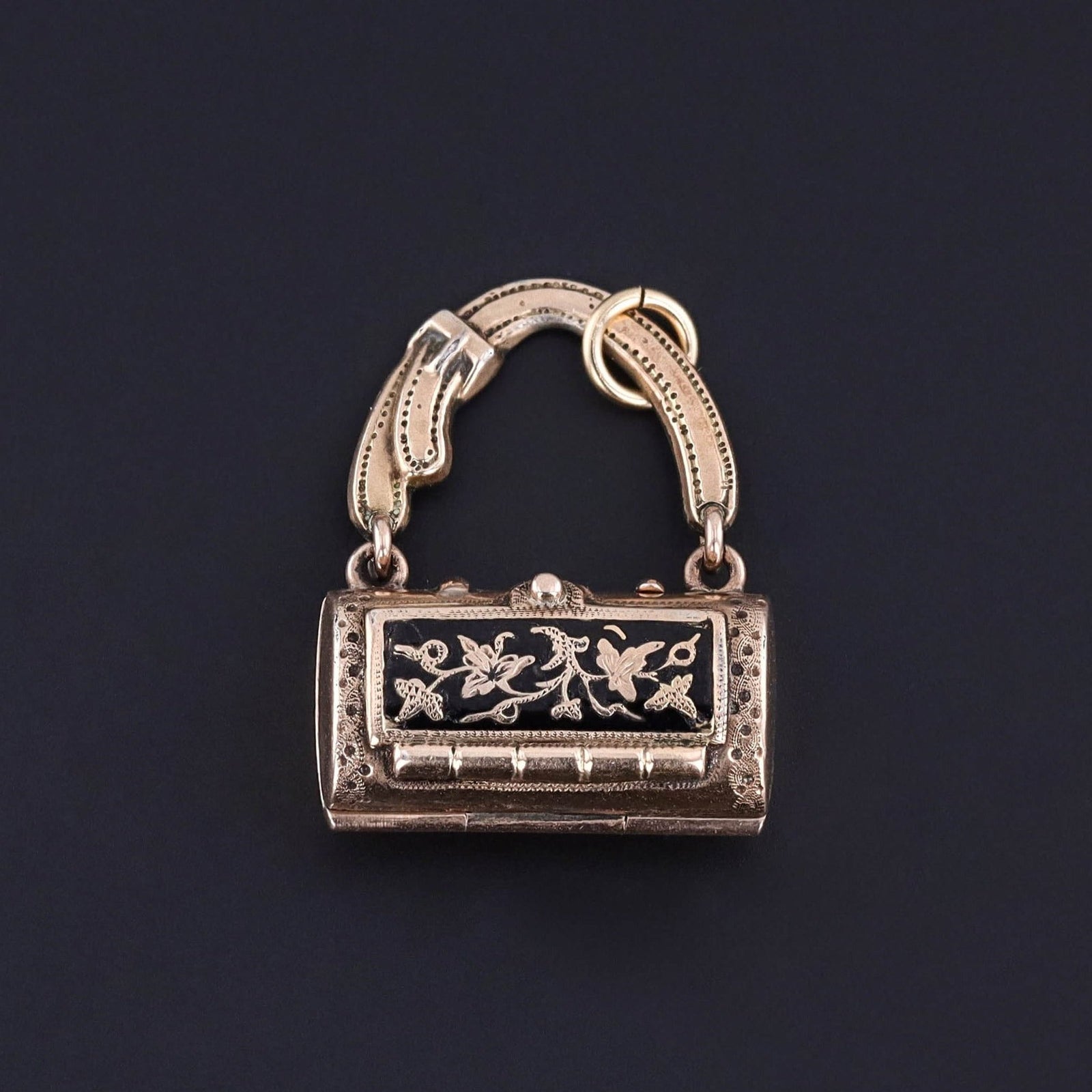 Antique Purse Locket of 10k Gold - Trademark Antiques