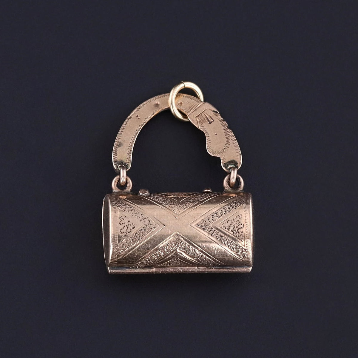 Antique Purse Locket of 10k Gold - Trademark Antiques