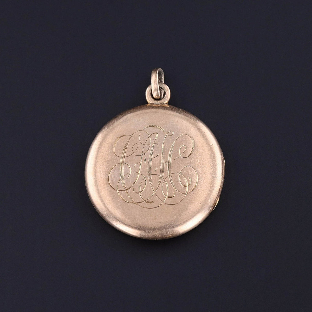 Antique Rod of Asclepius Locket of 14k Gold - Trademark Antiques