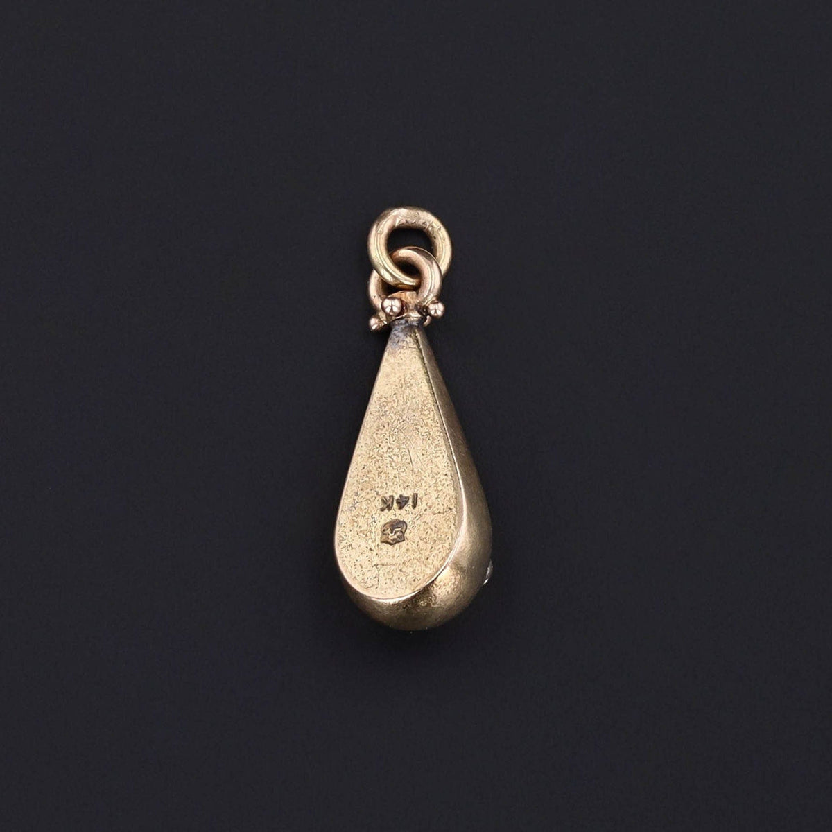 Antique Ruby and Diamond Charm of 14k Gold - Trademark Antiques
