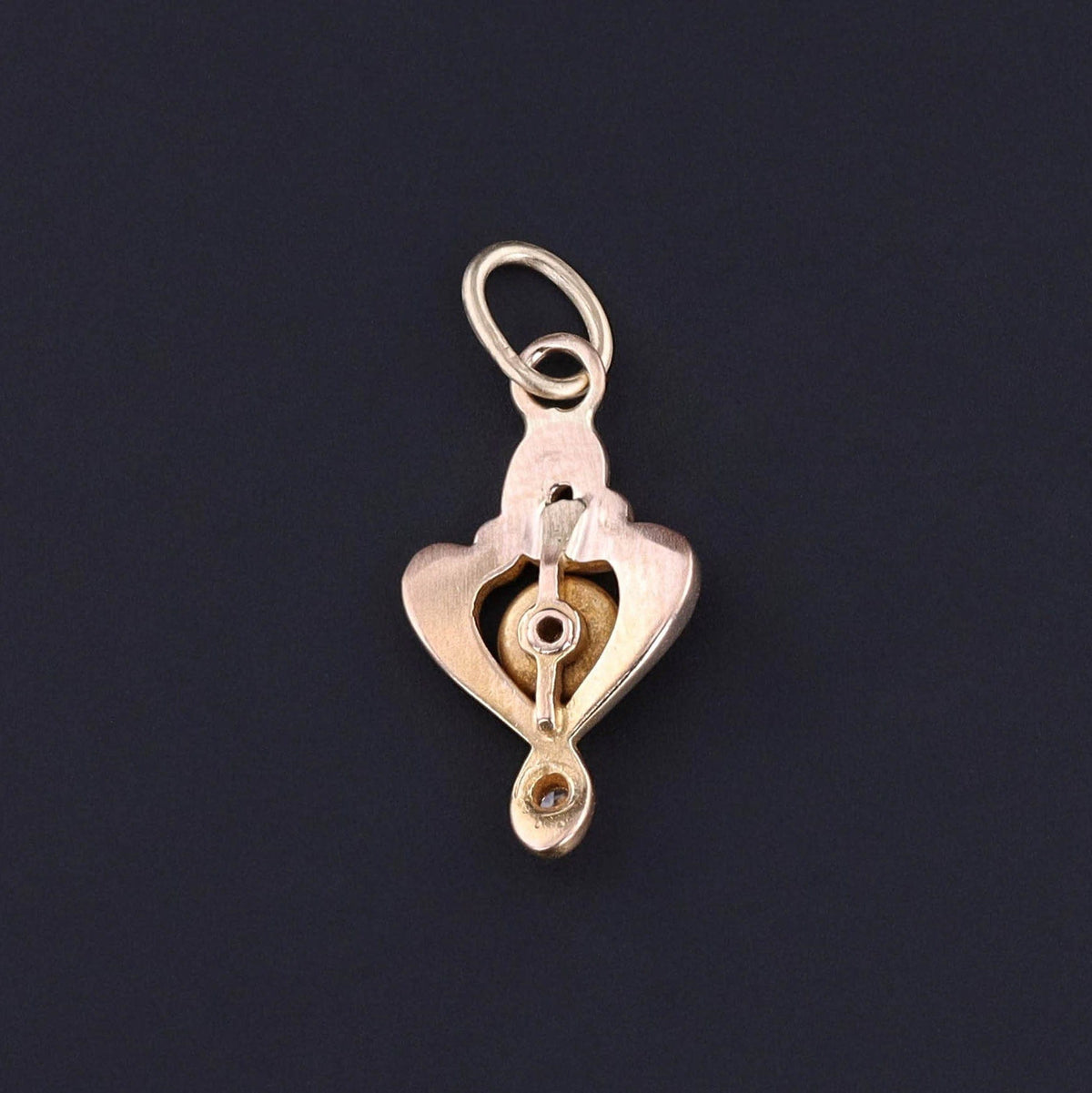 Antique Sapphire Charm of 14k Gold - Trademark Antiques