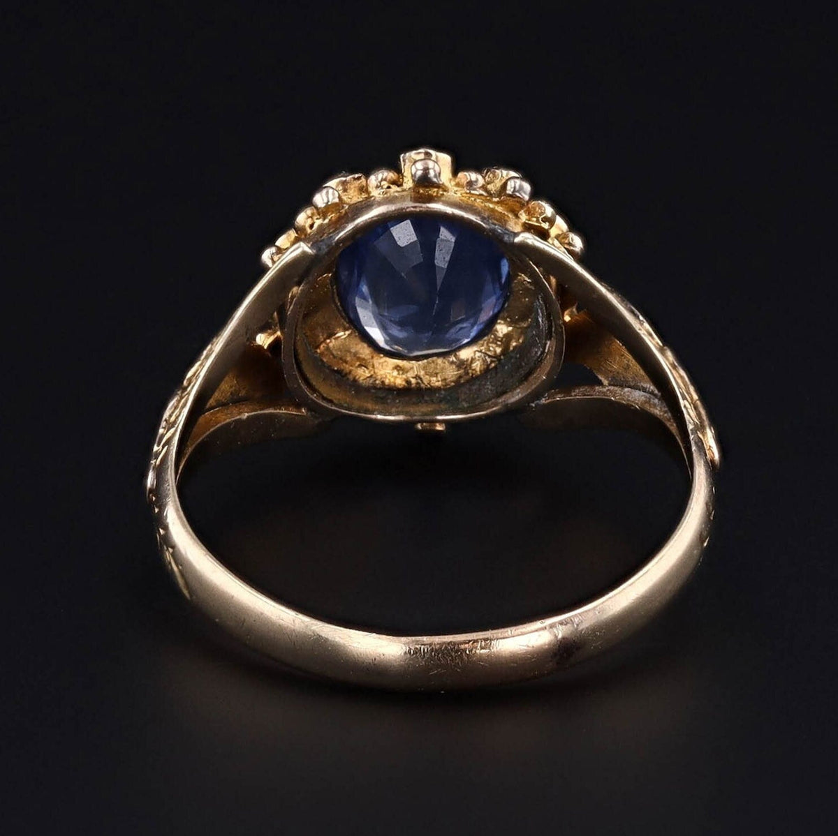 Antique Sapphire Ring | Victorian Ring - Trademark Antiques