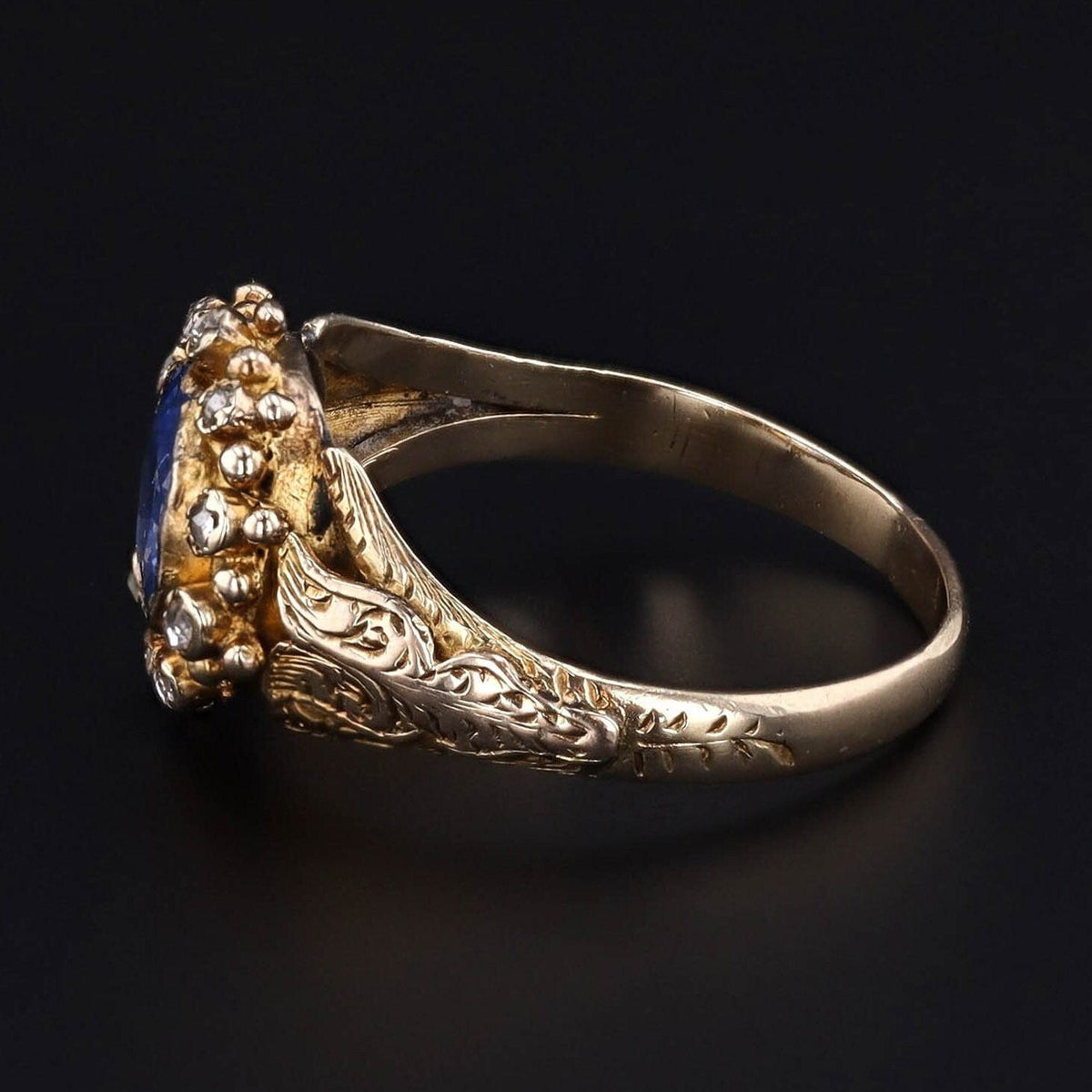 Antique Sapphire Ring | Victorian Ring - Trademark Antiques