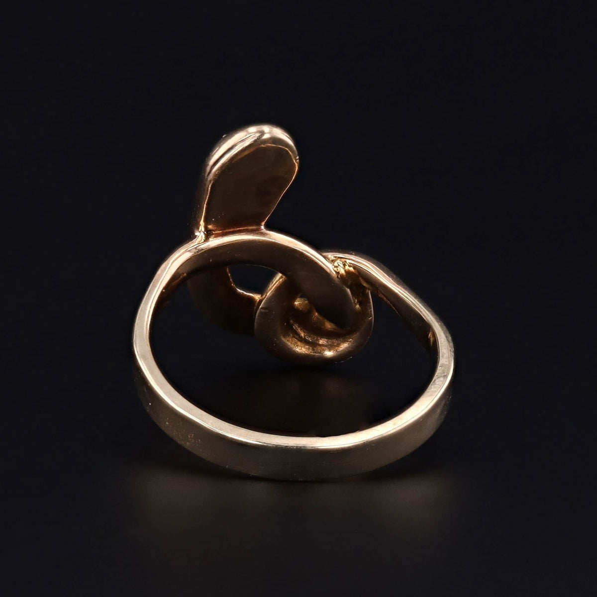 Antique Sapphire Snake Ring of 14k Gold - Trademark Antiques