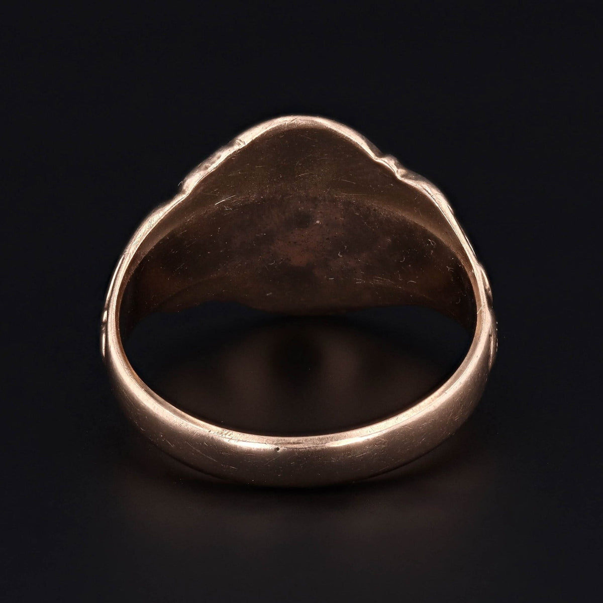 Antique Signet Ring | Letters LB Initial Ring - Trademark Antiques