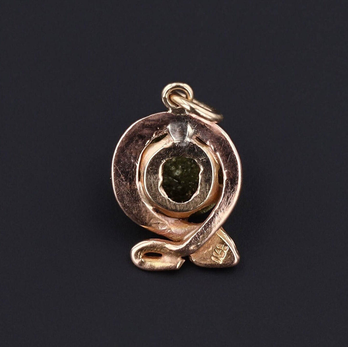 Antique Snake Charm | Faience Snake Charm - Trademark Antiques