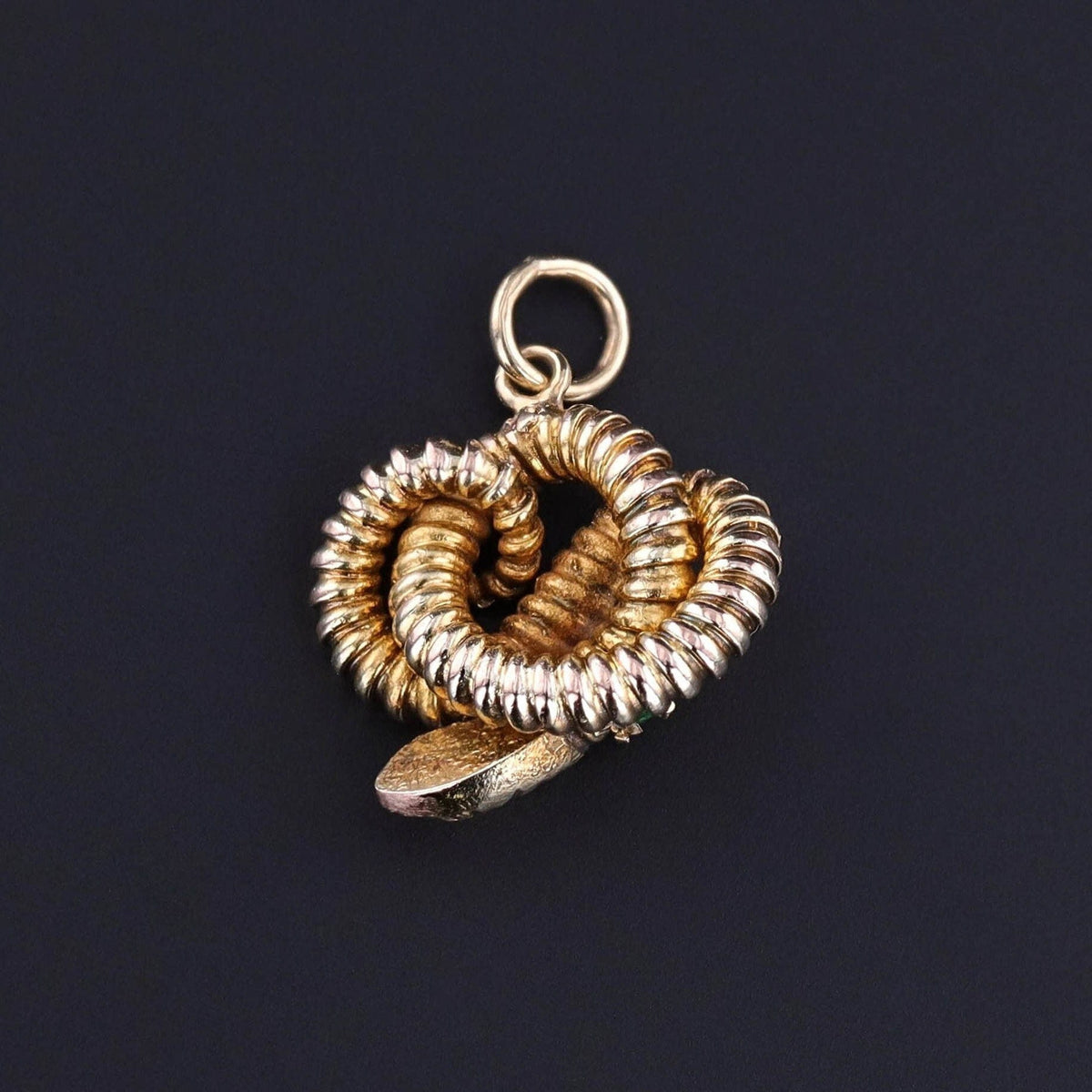 Antique Snake Charm of 10k Gold - Trademark Antiques