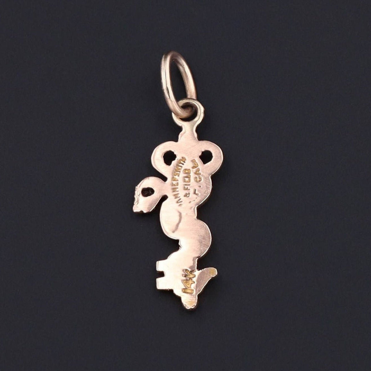 Antique Snake Charm | Snake Key Charm - Trademark Antiques