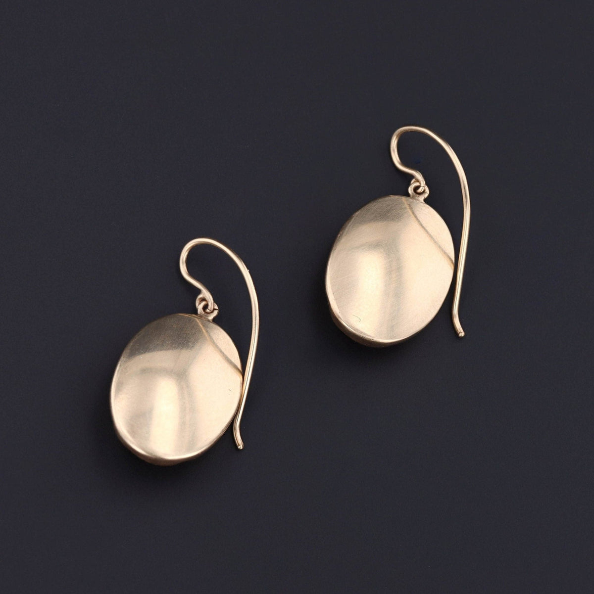 Antique Snake Conversion Earrings of 14k Gold - Trademark Antiques