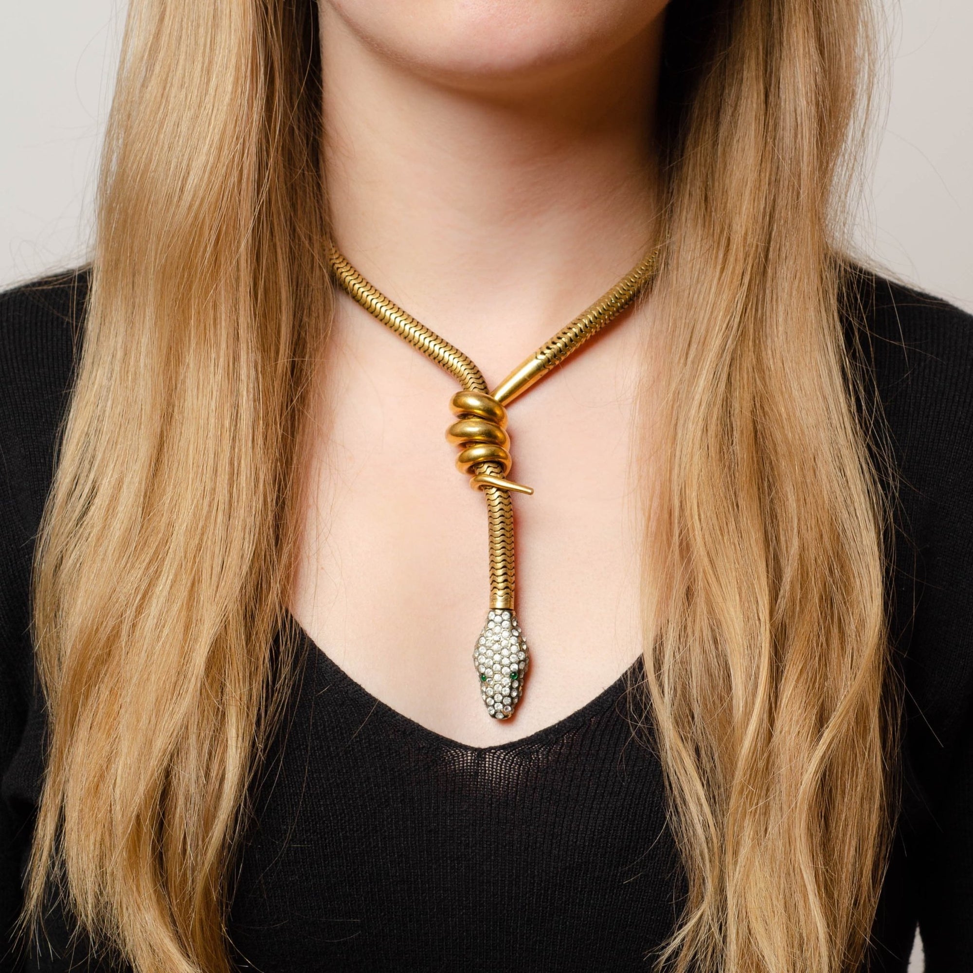 Antique Snake Necklace - Trademark Antiques