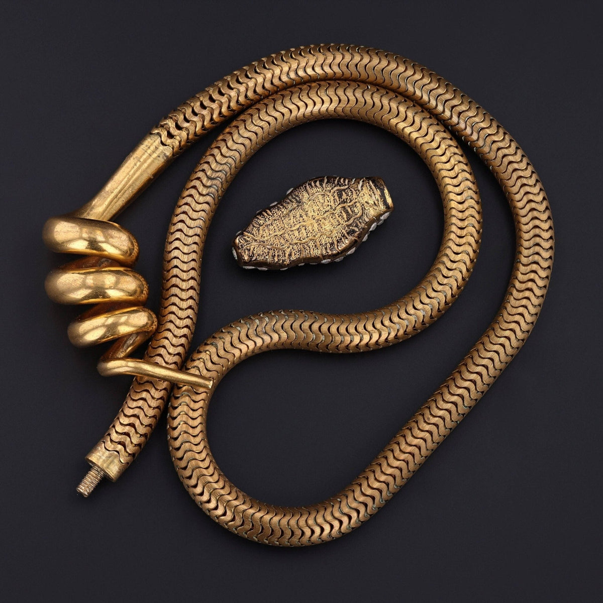 Antique Snake Necklace - Trademark Antiques