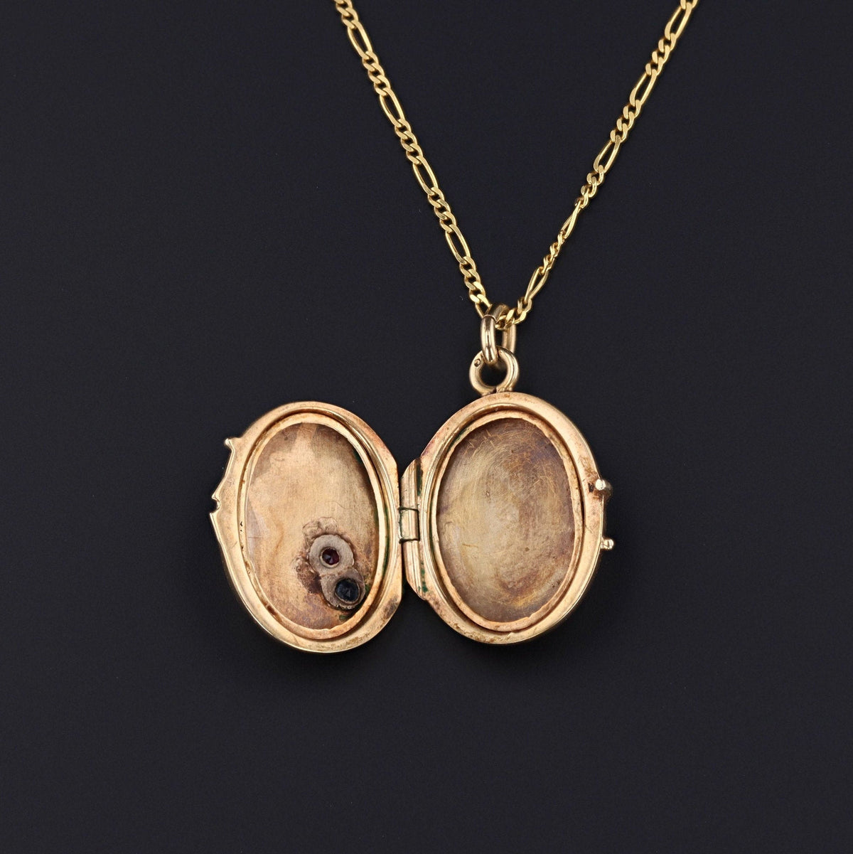 Antique Spider Locket | 14k Gold Spider Locket on Optional 14k Gold Chain - Trademark Antiques